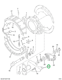 2502438C91 Bracket, Brake Camshaft And Ch