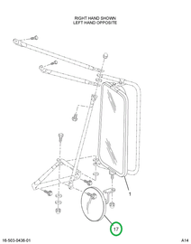 2502505C1 BRACKET CONVEX GLASS GIMBLE