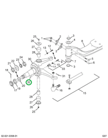 2502518C1 BUSHING ABS BRK SENSOR(SLV)