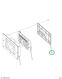 2502620C92 COVER ASM INSTR CLUSTER REAR