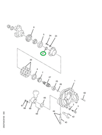 2502725C1 Spacer, Pinion Bearing .234
