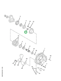 2502727C1 Spacer, Pinion Bearing .236