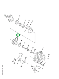 2502736C1 Shim, Bearing Cage Pinion Gear