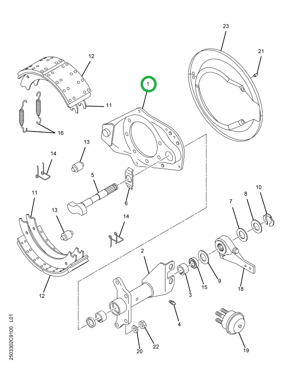 2503074C91 SPIDER BRAKE