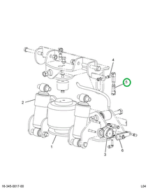 2503544C1 LINK ASSY CAB AIR SUSP VLV