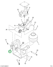 2503596C1 BRACKET CAB REAR MTG CMBR