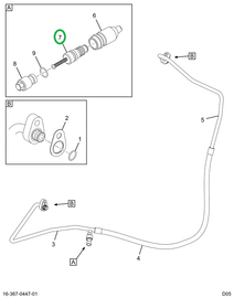 2503677C1 CORE VALVE A/C HOSE