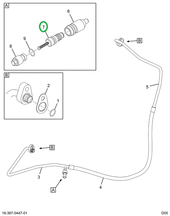 2503677C1 CORE VALVE A/C HOSE