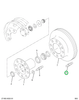 2503782C1 BOLT WHEEL HUB RT THREAD