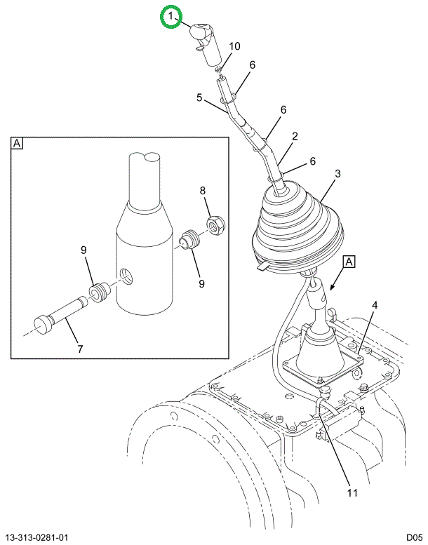 2503989C91 VALVE TRANS SHIFT SELECTOR