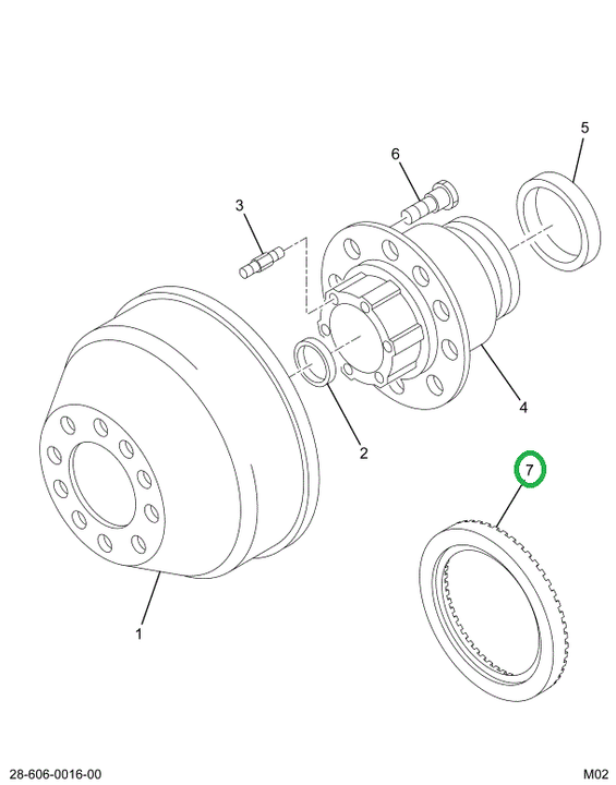 2504052C1 RING BK EXCITER .625 TALL