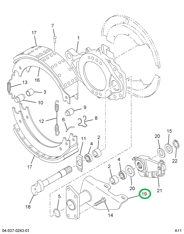 2504125C91 BRACKET BRK CAMSHAFT & CHAMBER