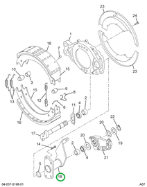 2504127C91 BRACKET BRK CAMSHAFT & CHAMBER