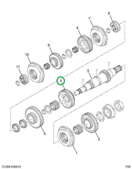 2504249C1 GEAR MASHFT 3RD SPEED