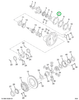 2504321C91 CAGE ASSY PINION W/CUPS