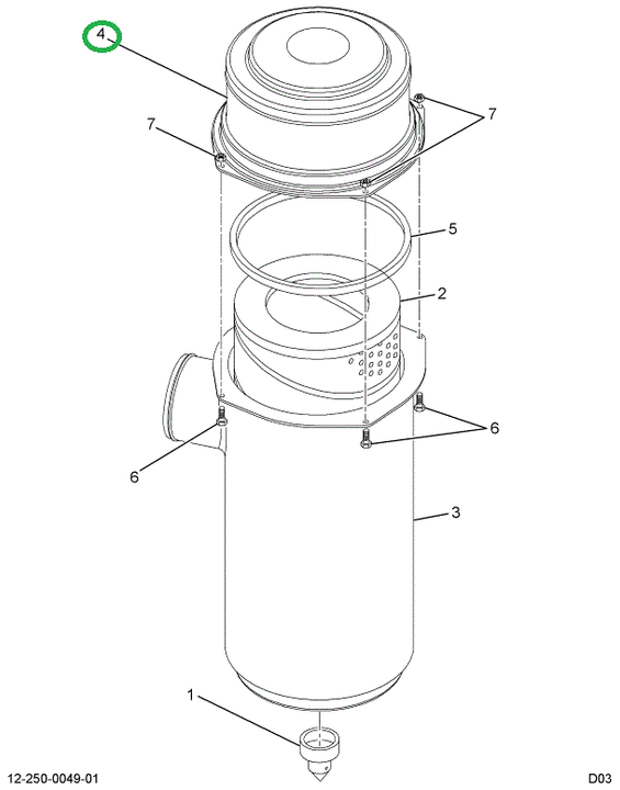 2504380C1 COVER AIR CLEANER