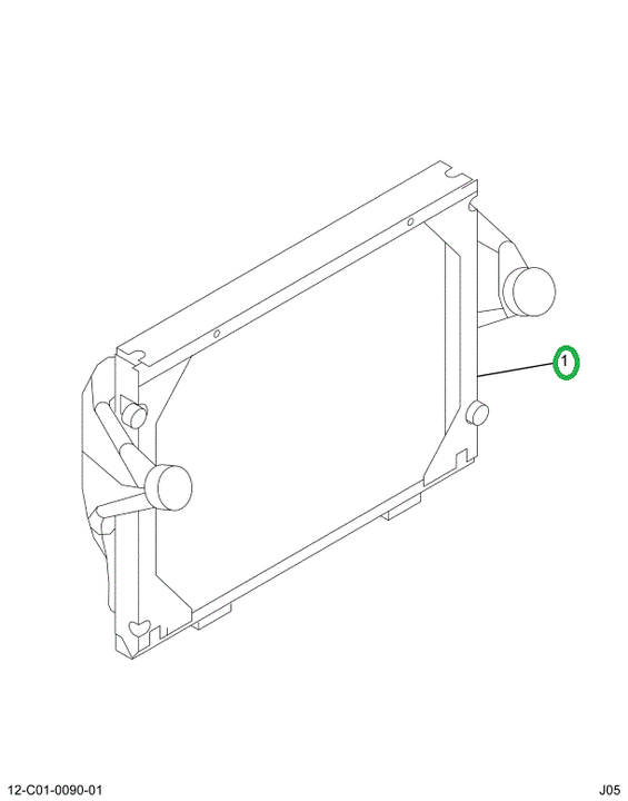 2504474C1 Bracket, Radiator Support