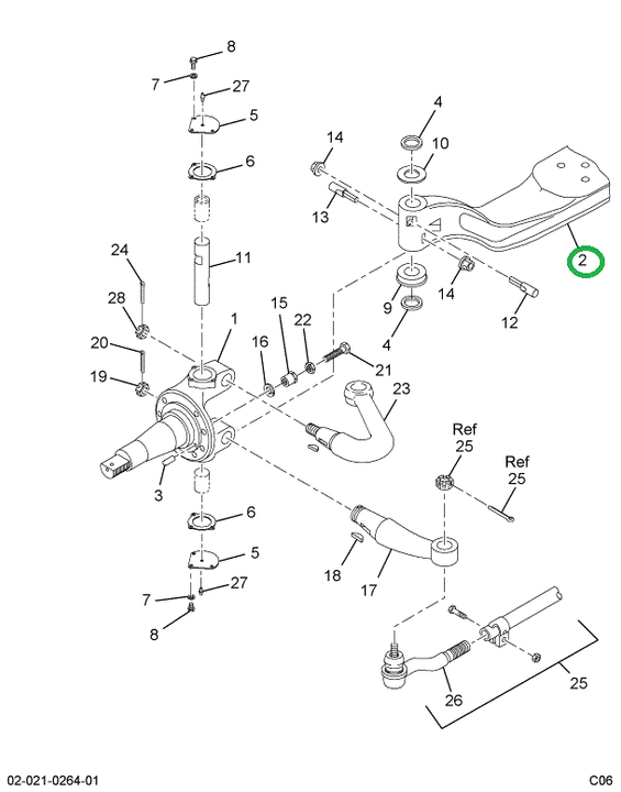 2504533C1 BEAM I FRT AXLE 02ARU
