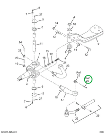 2504538C91 ROD ASSY TIE W/ENDS 67.2