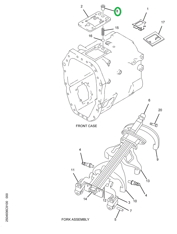 2504555C1 INSERT POPPET SPR & BALL