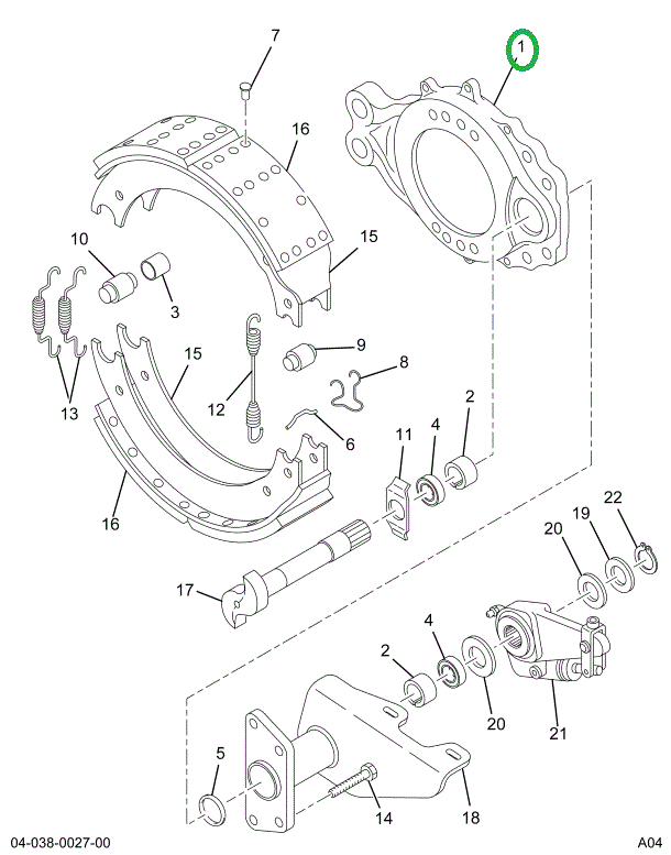 2504736C91 SPIDER BRAKE