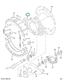 2504791C91 SPIDER BRAKE W/BUSH & SEAL