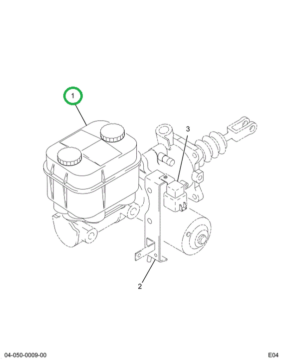 2504897C91 HYDROVAC,HEAD PWR BK CYL LESS