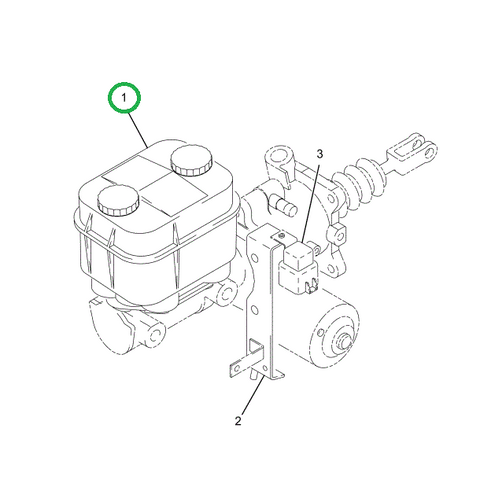 2504897C91 HYDROVAC,HEAD PWR BK CYL LESS