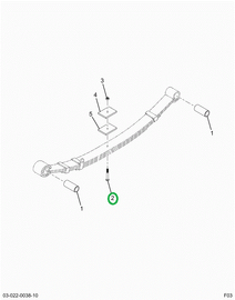 2504910C1 COLLAR CTR BOLT .75X.52X.32