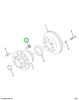 2505013C1 BOLT WHEEL HUB RT THREAD