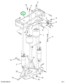 2505083C1 BRACKET CAB REAR MTG