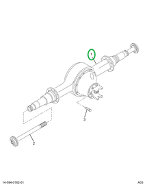 2505116C1 Housing, Axle Rear