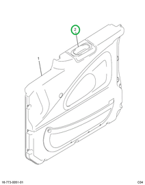 2505201C1 CONTAINR,CONTAINER PULL CUP