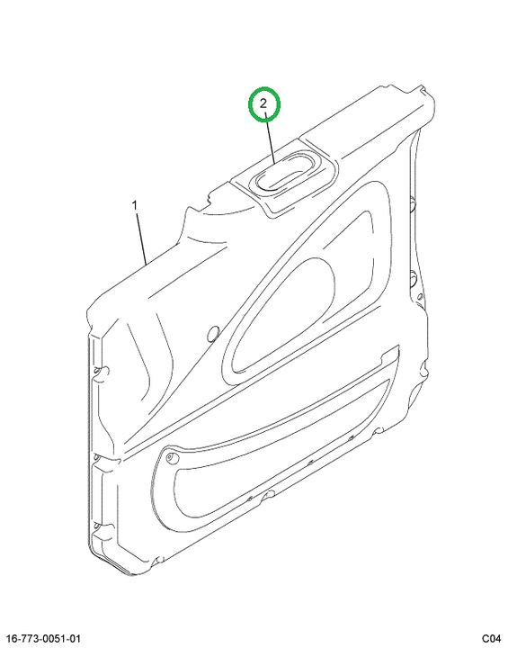 2505201C1 CONTAINR,CONTAINER PULL CUP