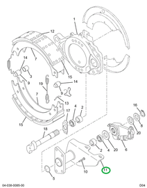 2505245C91 BRACKET BRK CAMSHAFT & CHAMBER