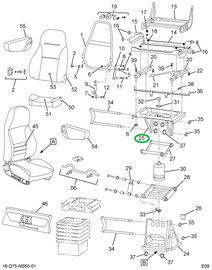 2505383C1 BASE SEAT MTG UPPER