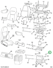 2505384C1 BUMPER SEAT STOP (STD)