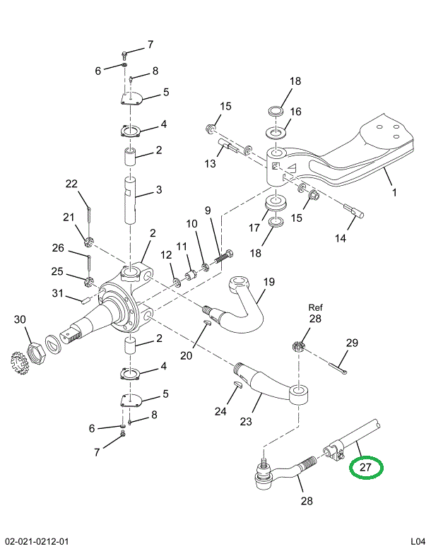 2505506C91 ROD ASSY TIE W/CLAMPS