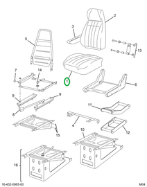 2505575C91 CUSHION SEAT BRW VN/VN