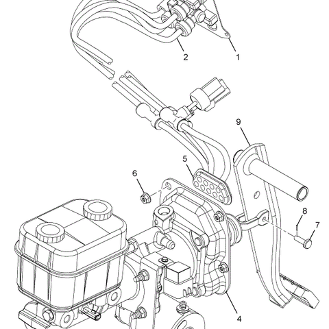 2505685C91 CYLINDER,KIT DCM BOOSTER LESS