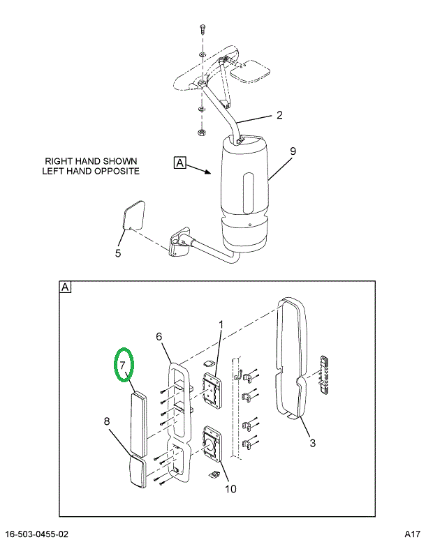 2505817C2 GLASS ASSY MIR PRPRTRY FLT