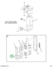 2505820C2 GLASS ASSY MIR PRPRTRY CNVX HT