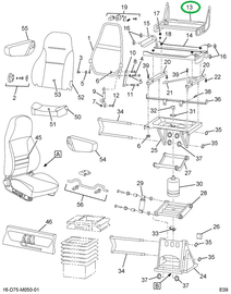 2505826C1 FRAME SEAT LOWER
