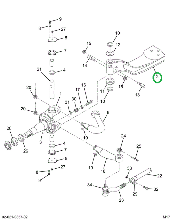 2505827C1 BEAM I FRT AXLE