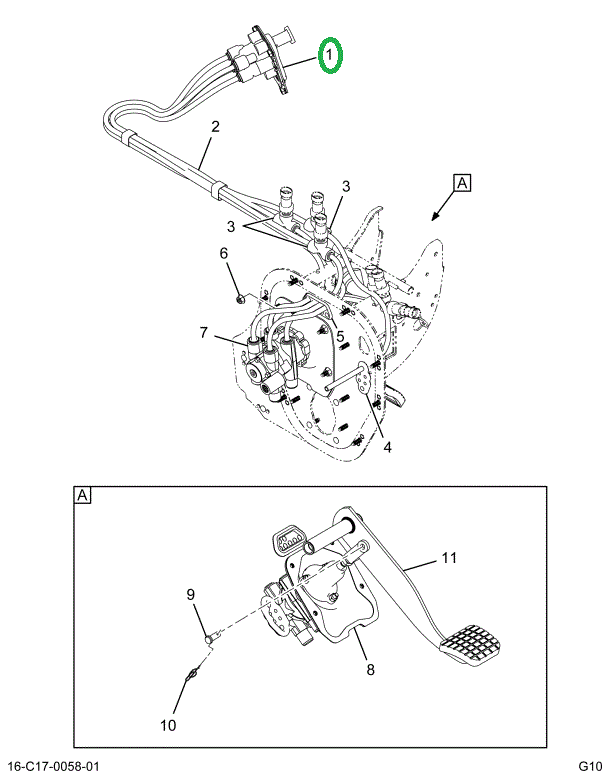 2505876C91 VALVE PARKING BRAKE PUSH-PULL