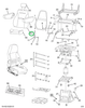 2505881C1 PAD CRASH SEAT BACK MID