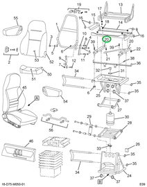 2505886C91 TRACK,KIT TRACK SEAT ADJ