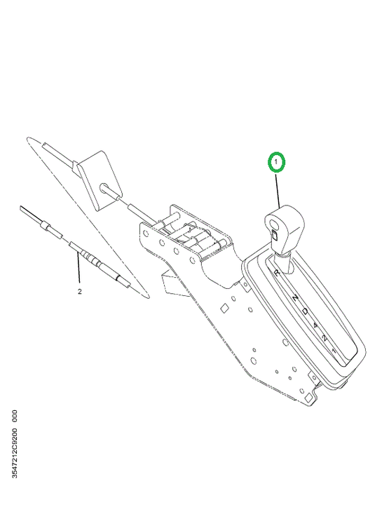 2505902C1 CONTROL A/T MAIN SHIFT SELECTO