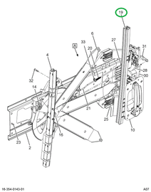 2506021C1 CHANNEL GLASS RUN FRT DR RR LH