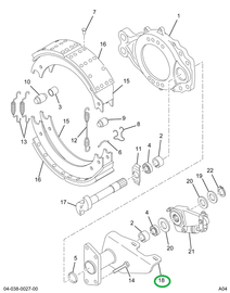 2506053C91 BRACKET BRK CAMSHAFT & CHAMBER